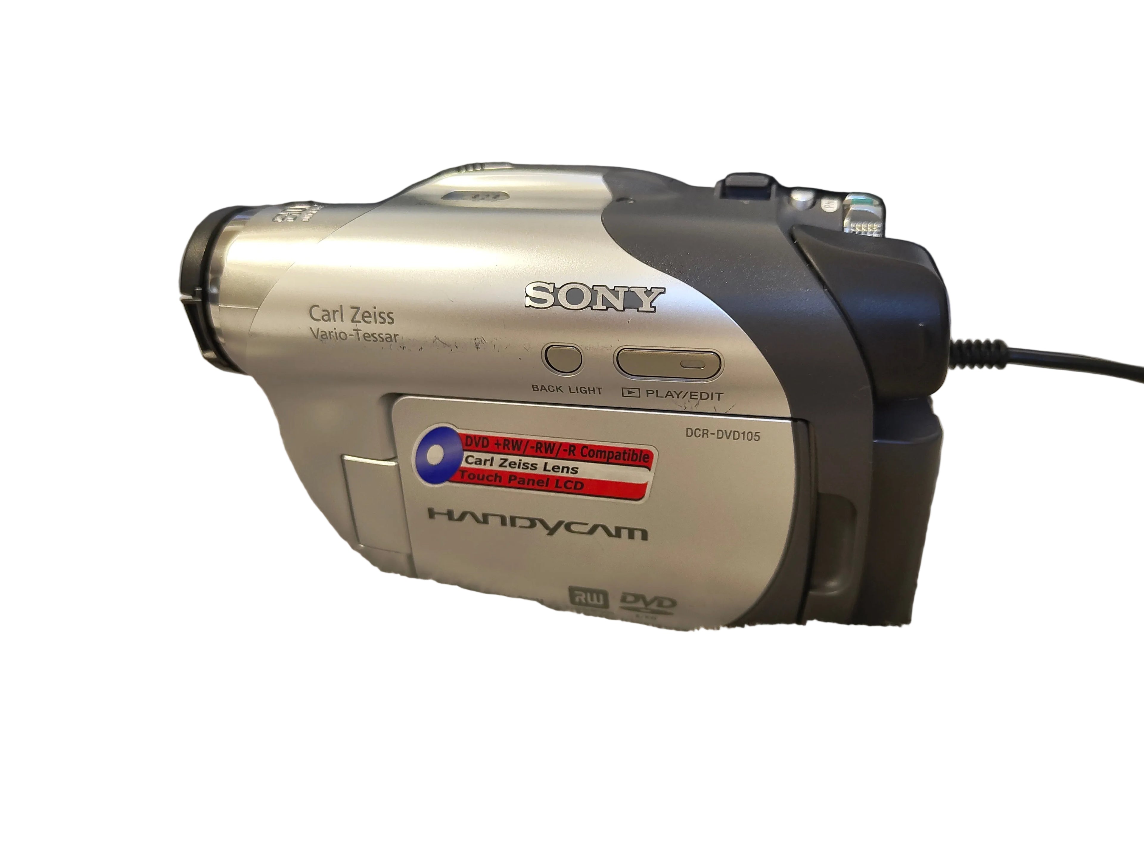 📸 Sony Handycam DCR-DVD105E – Full Y2K Set mit NightShot Mode 🌙