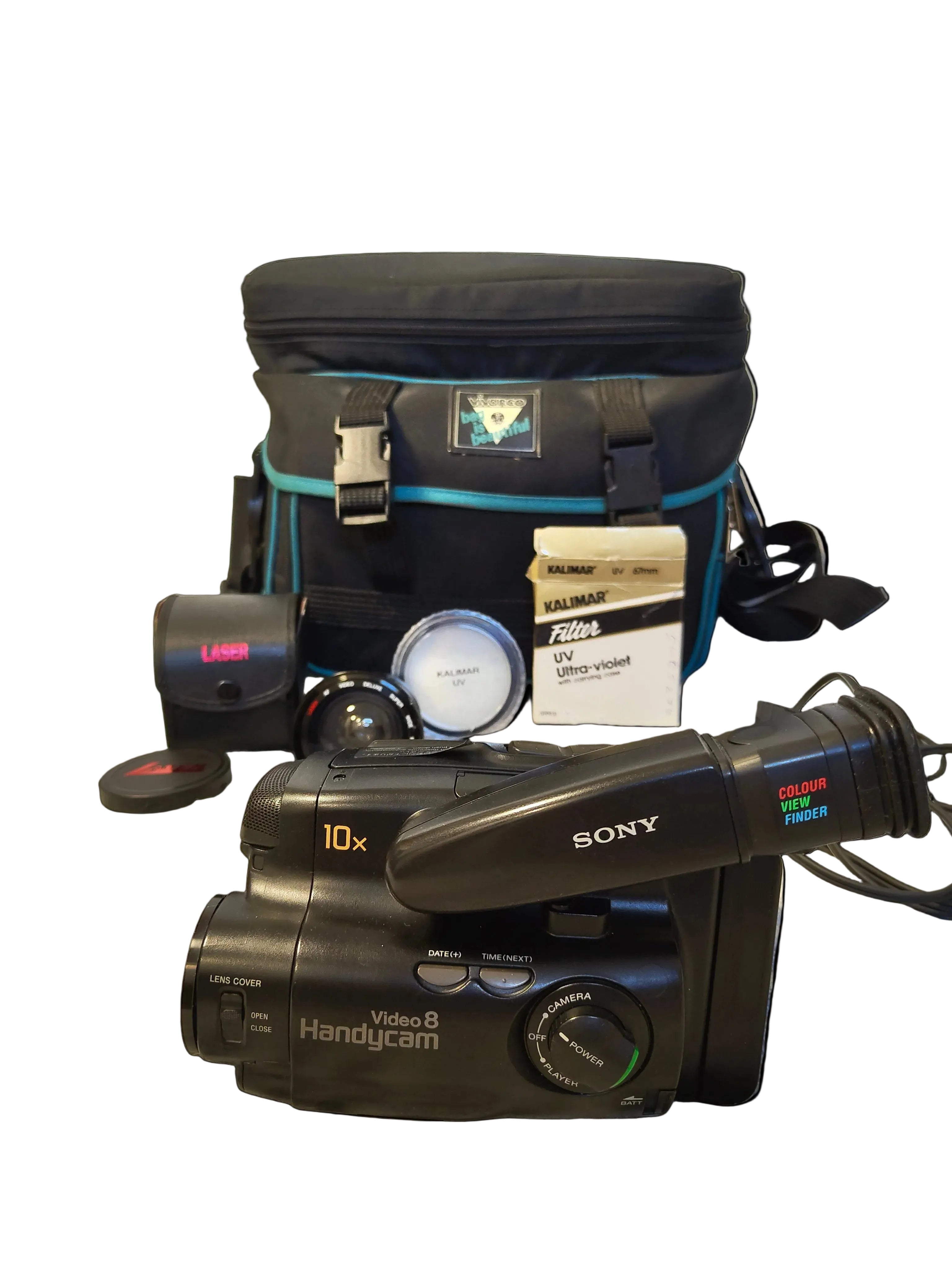 📸 Sony Video 8 Handycam CCD-TR450E – Full Y2K Retro Set 📼