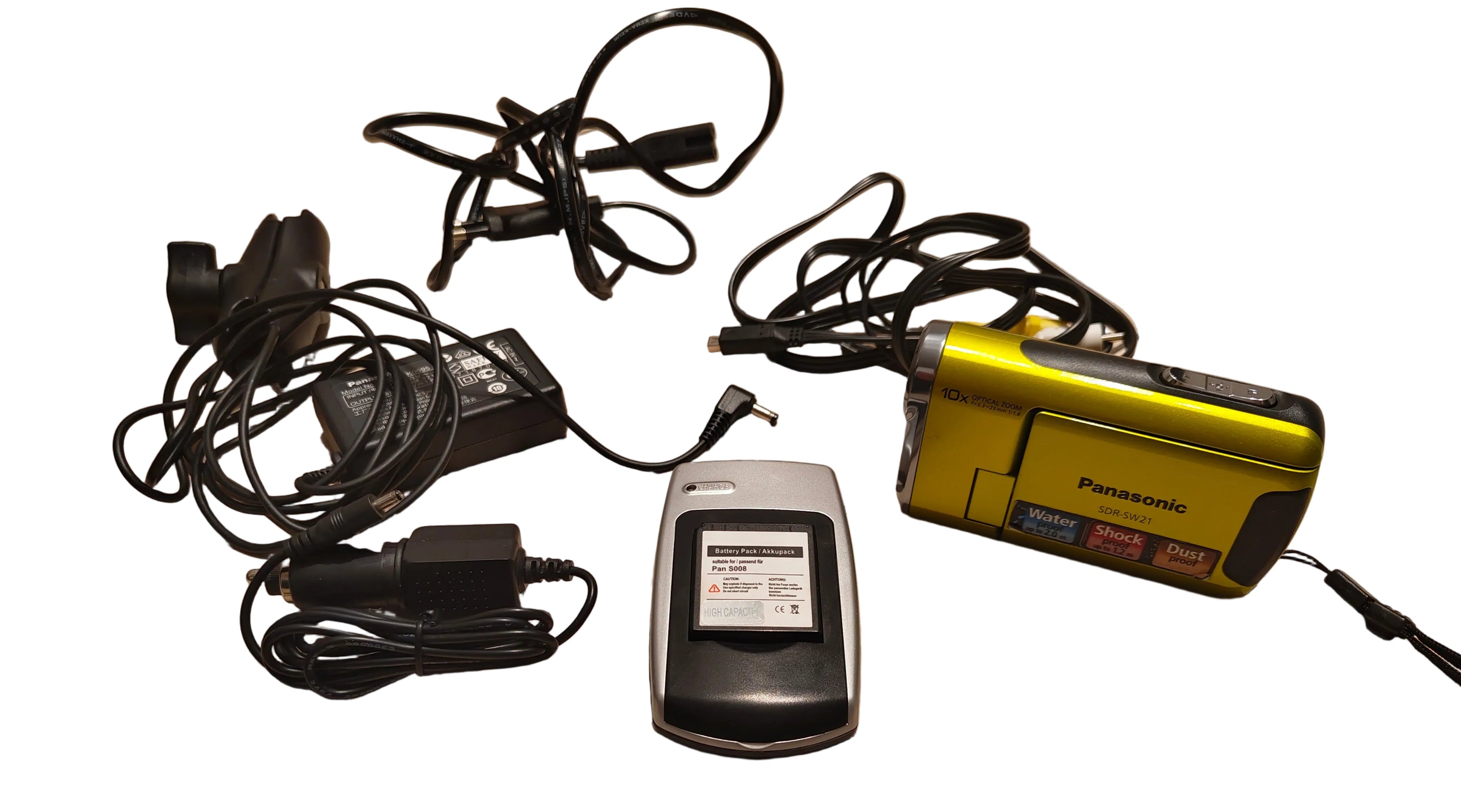 Y2K ADVENTURE CORE: Panasonic SDR-SW21 Camcorder – Electric Lime