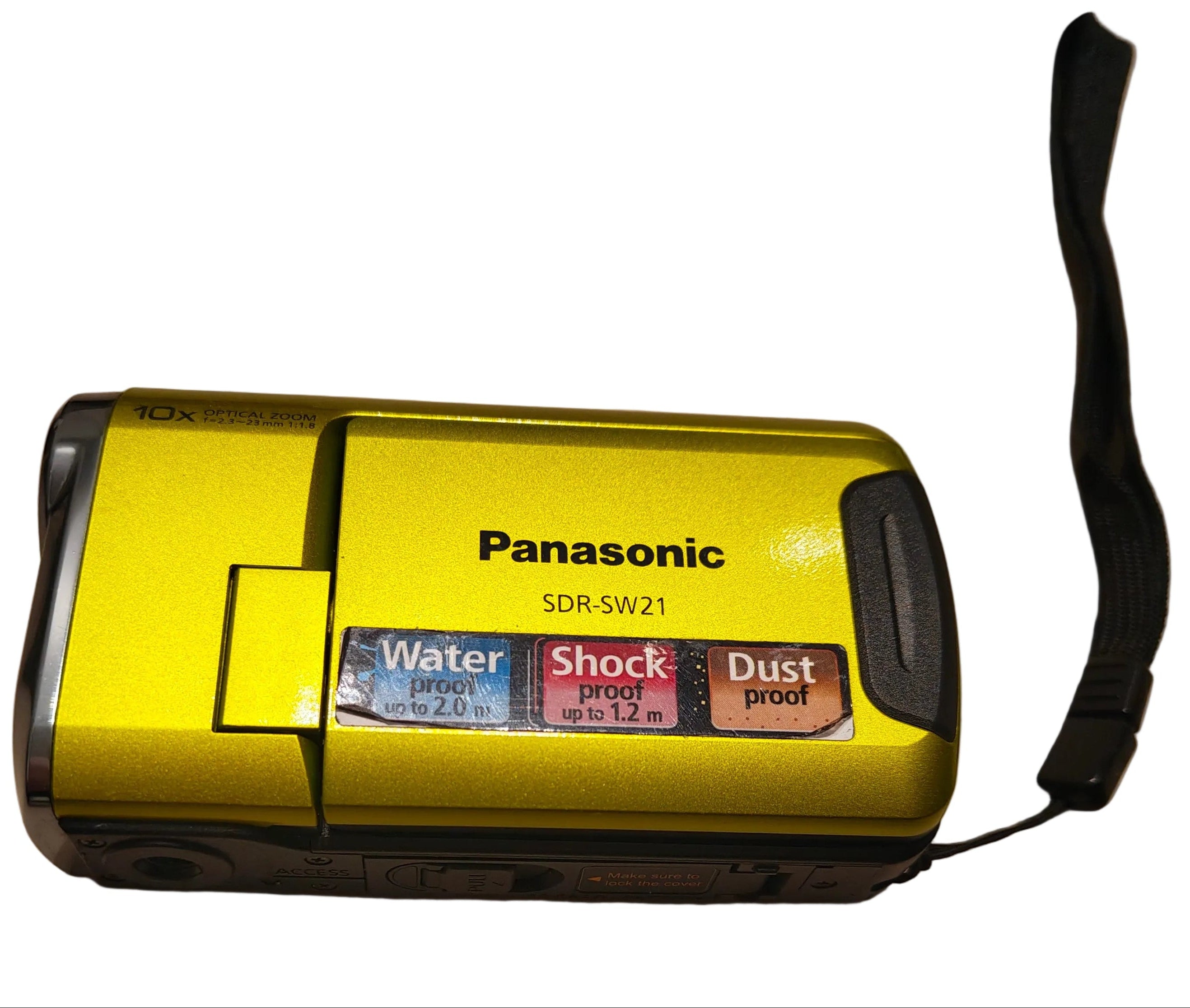 Y2K ADVENTURE CORE: Panasonic SDR-SW21 Camcorder – Electric Lime