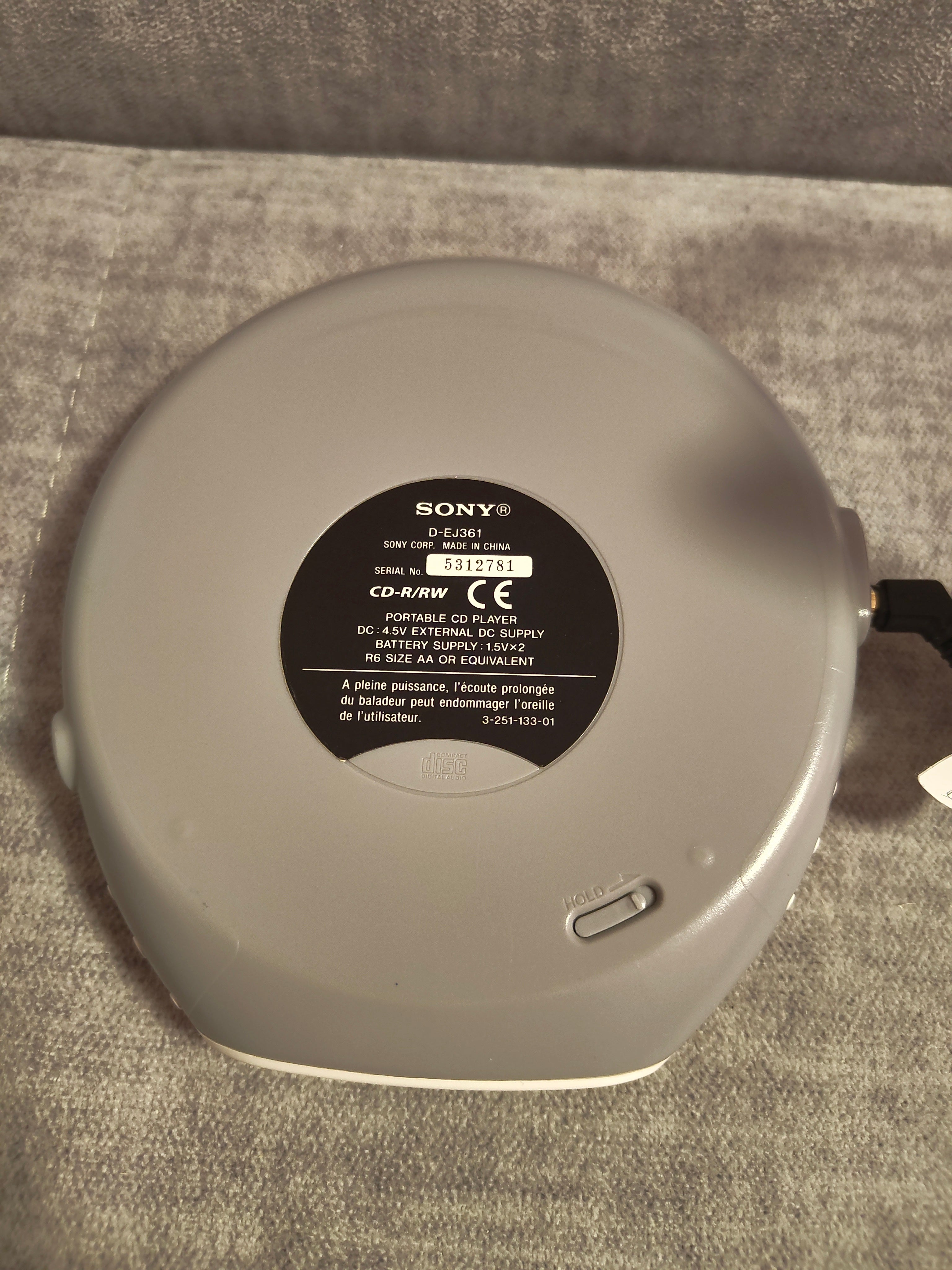 Sony CD Walkman D-EJ361 🎧